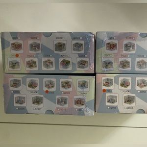 Set of 4 diy model homes